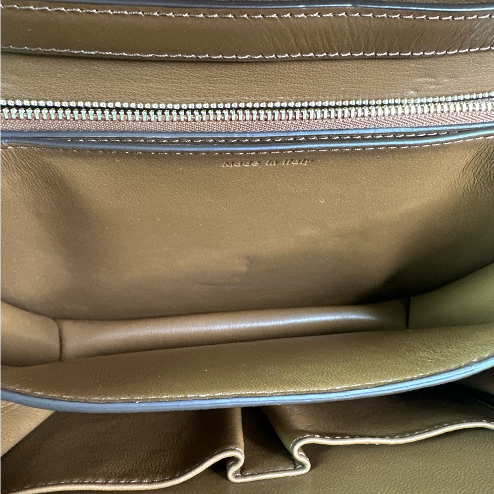 CELINE Box Classic Elegant Brown Leather Shoulder Bag - Picture 8 of 10